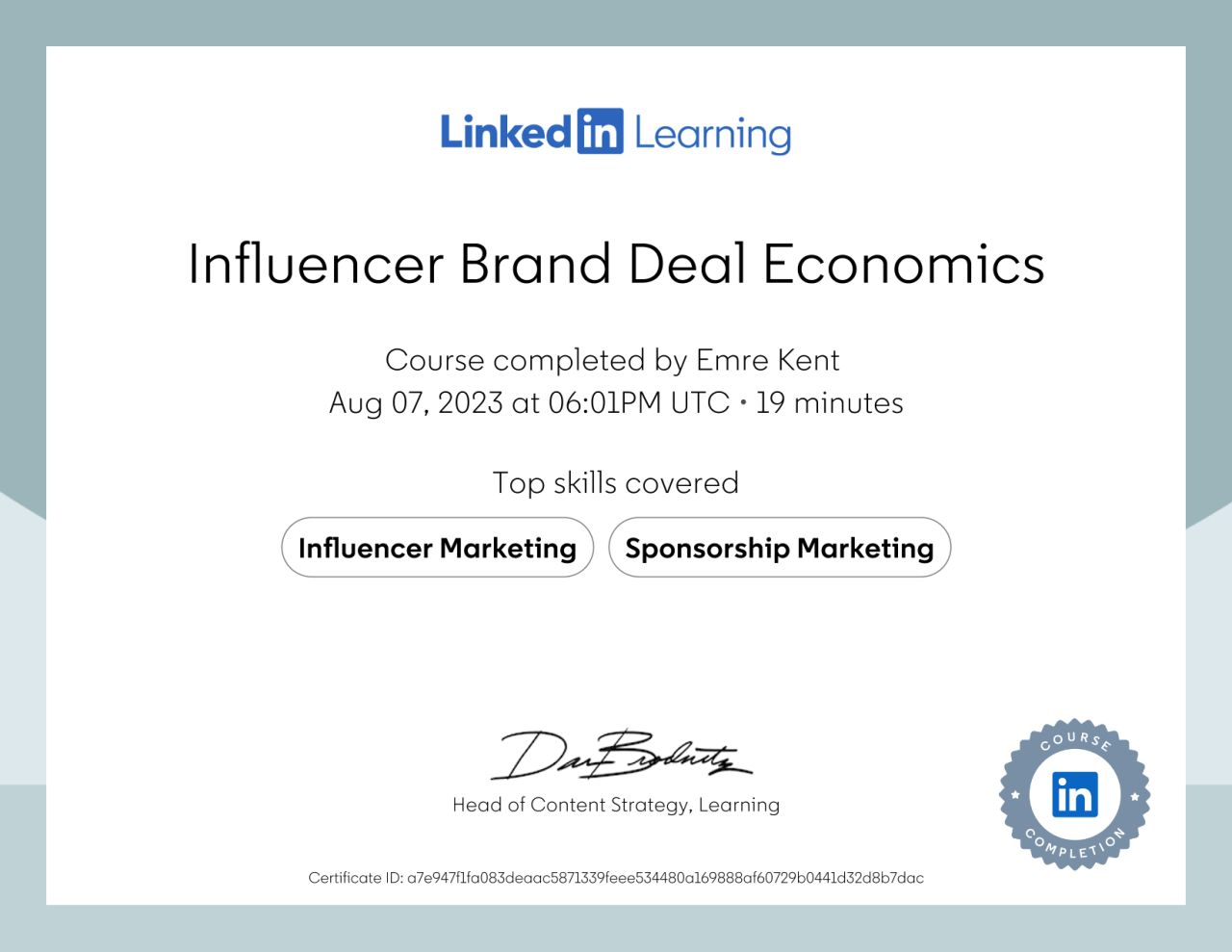 Influencer Brand Deal Economics
